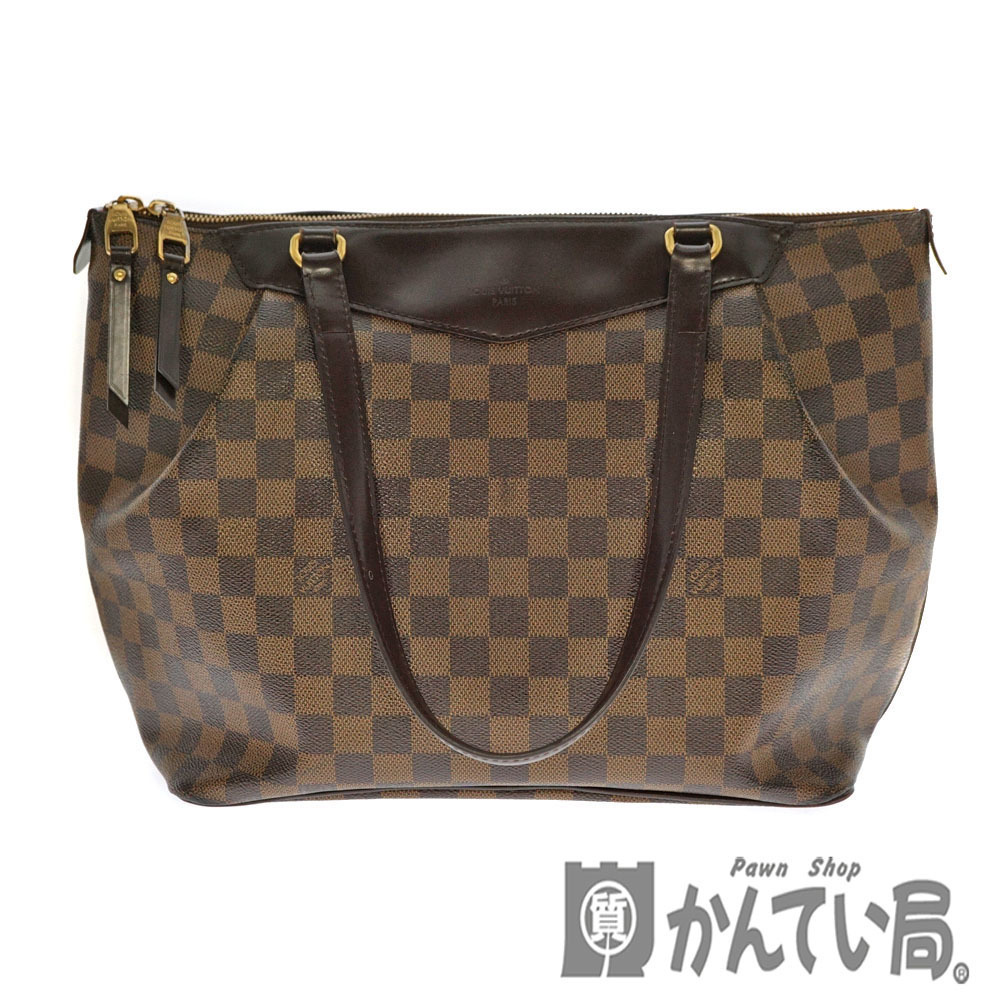 Louis Vuitton Westminster Damier Canvas Handbag Brown Leather Bag - Picture 1 of 9